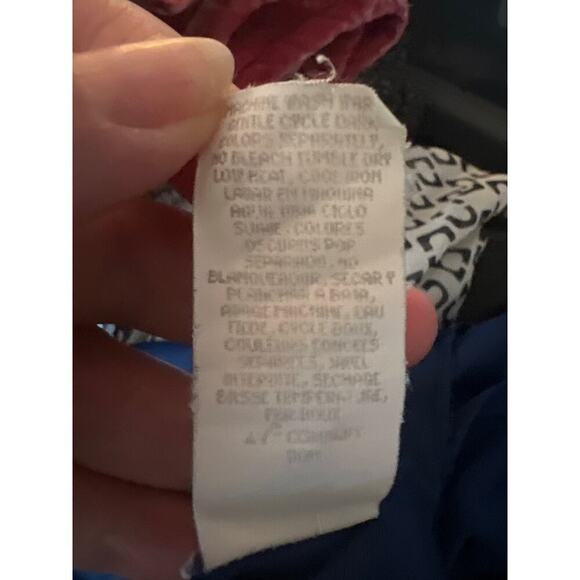 Vintage SZ L Vanity Fair Nylon Slip Dress Babydoll Chemise Nightgown Navy Blue - Picture 8 of 8